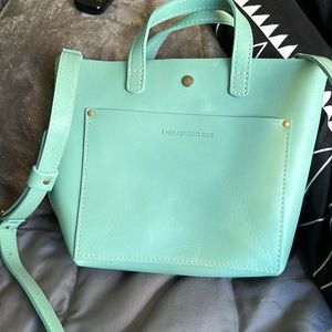 Portland Leather Mint mini crossbody. Never used